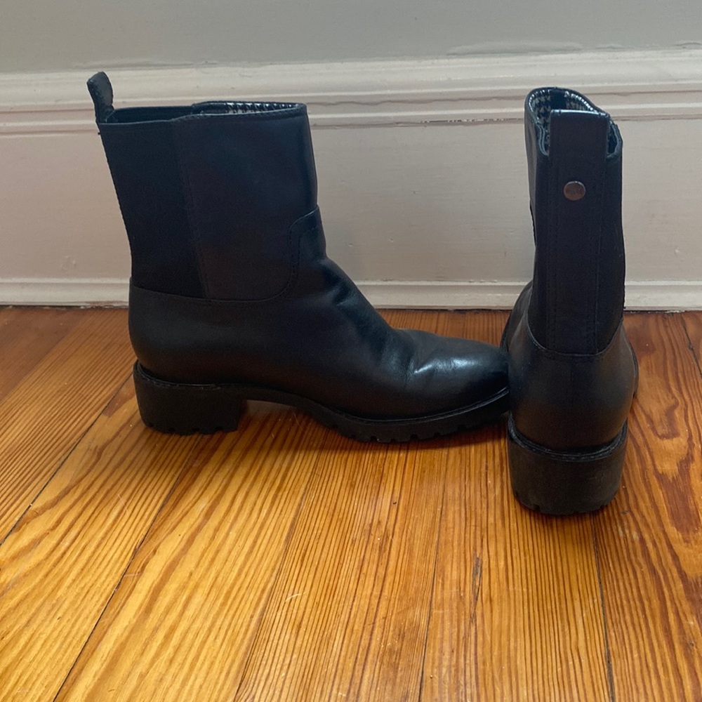 Boots- Cole Haan, black, waterproof, and size 7